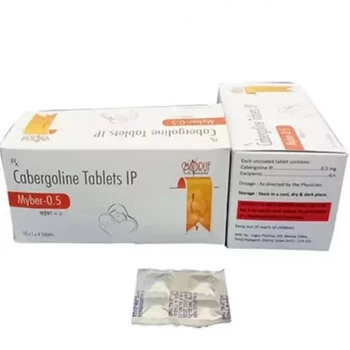 Cabergoline IP MYBER 0.5 мг/таб 4 таблеток