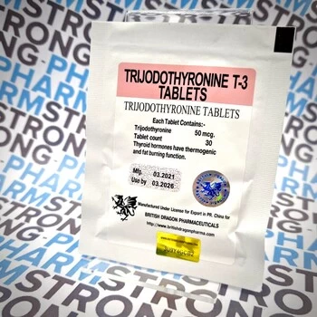 Trijodothyronine BRITISHDRAGONPHARMA 50мкг\таб 30 таблеток