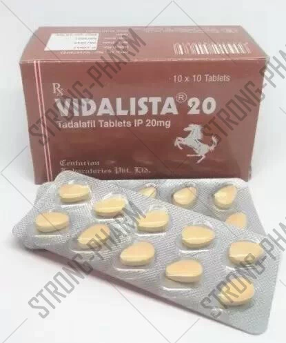 Vidalista Tadafil 20 мг/таб 10 таблеток