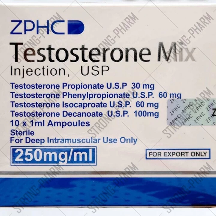 Testosterone Mix ZPHC (реплика)  250 мг/мл 10 ампул